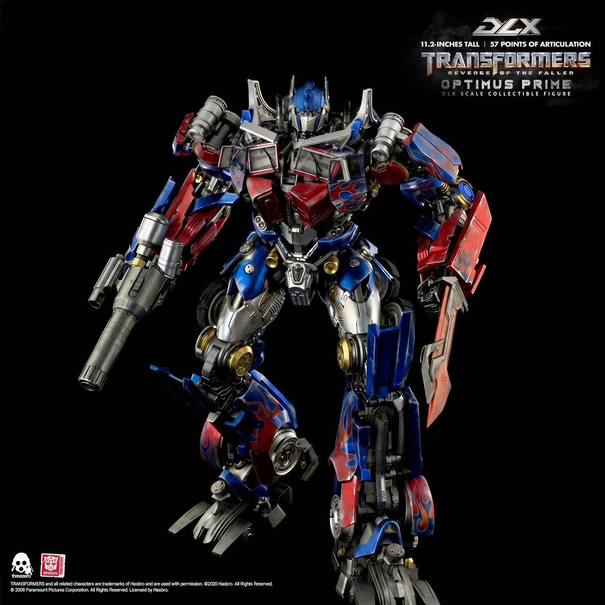 Transformers: Revenge of the Fallen – Optimus Prime DLX Scale Collectible Figure by Threezero