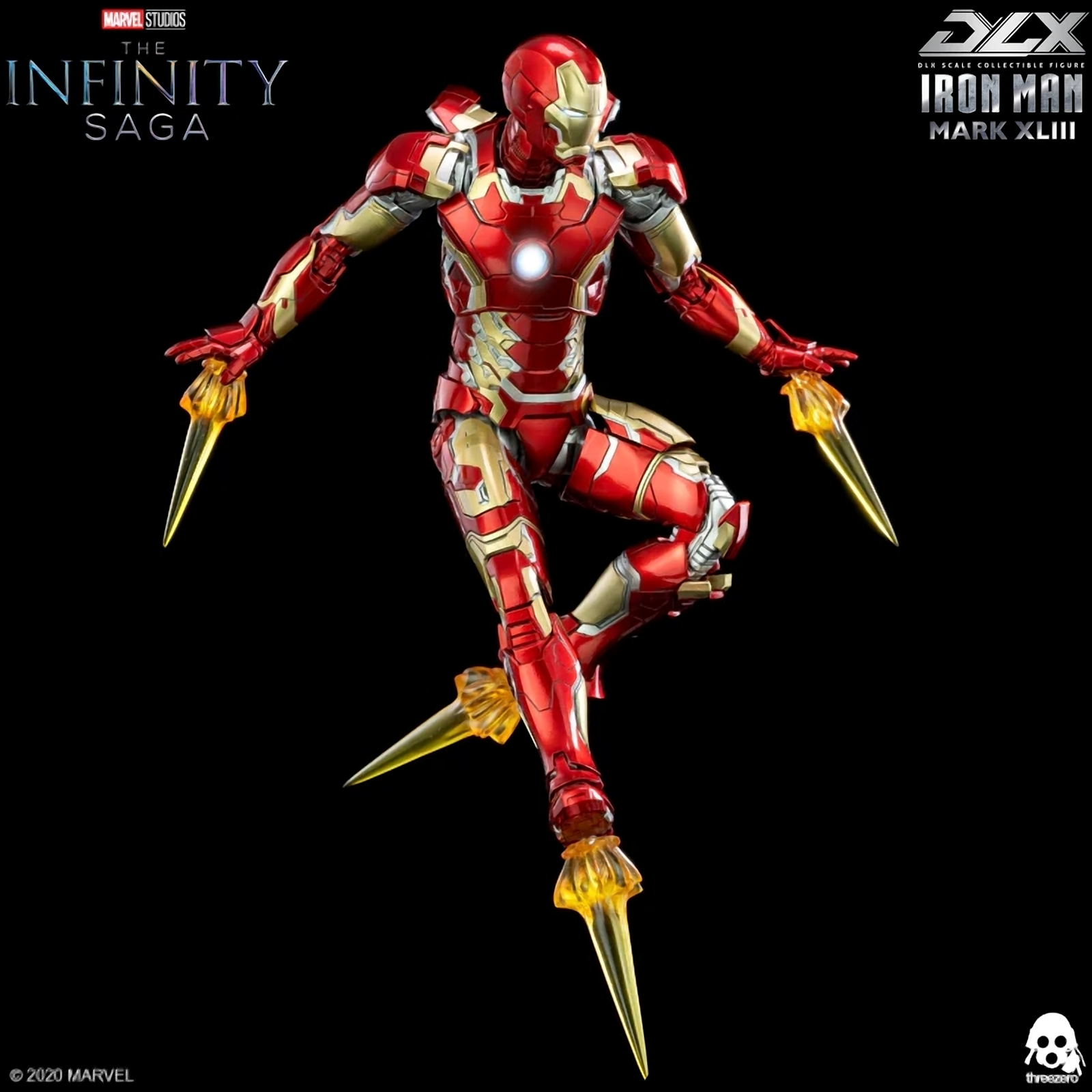 Avengers: Infinity Saga – Iron Man Mark XLIII DLX Figure by Threezero