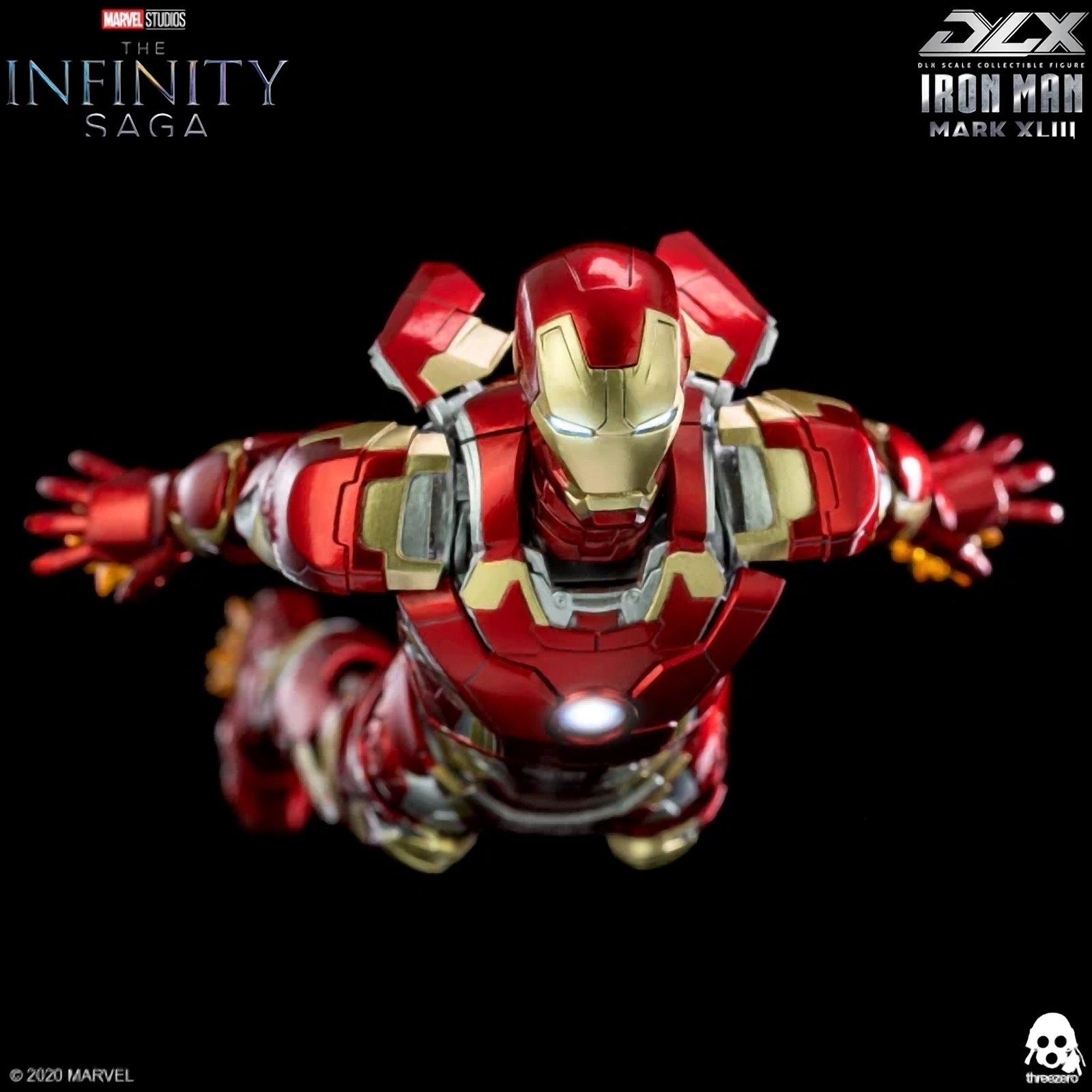 Avengers: Infinity Saga – Iron Man Mark XLIII DLX Figure by Threezero