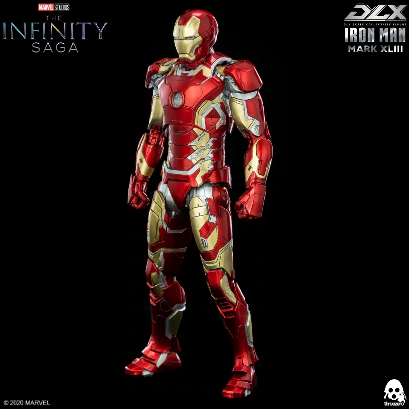 Avengers: Infinity Saga – Iron Man Mark XLIII DLX Figure by Threezero