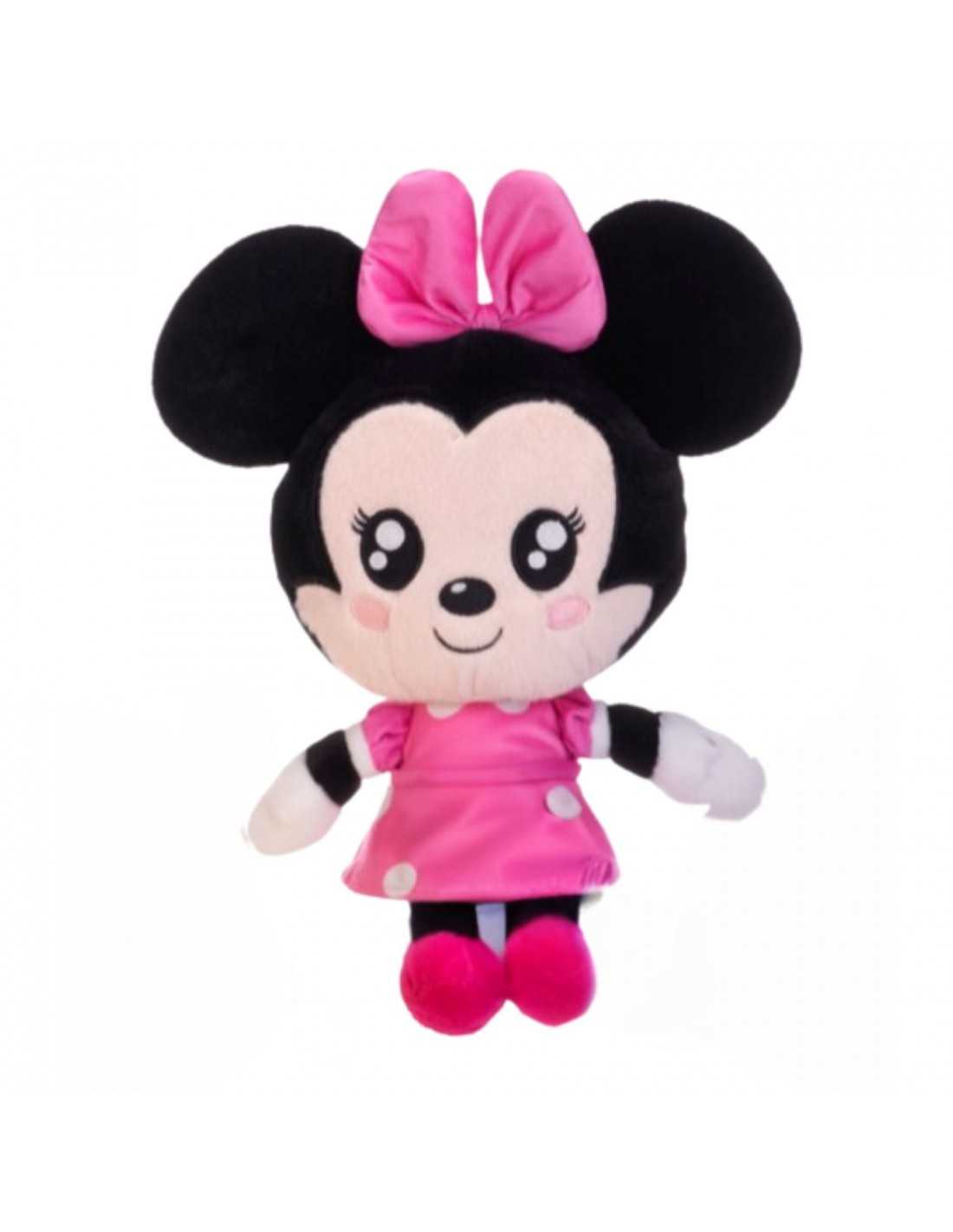 Disney Minnie Mouse Plush Toy – Cute Pink Chibi 25 cm