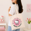Hello Kitty Shopping Tote Bag – Cute Flower Collection