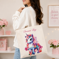 Unicorn Shopping Tote Bag – Dream Big Collection