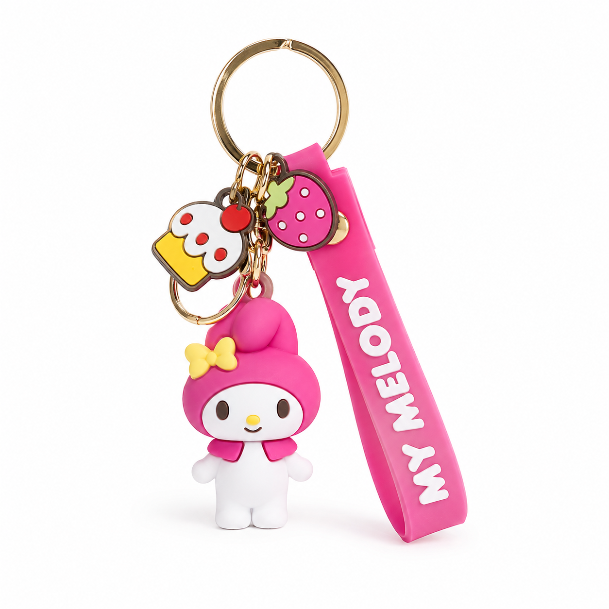 Hello Kitty Kawaii Charm Keychain Set – Sweet Friends Collection