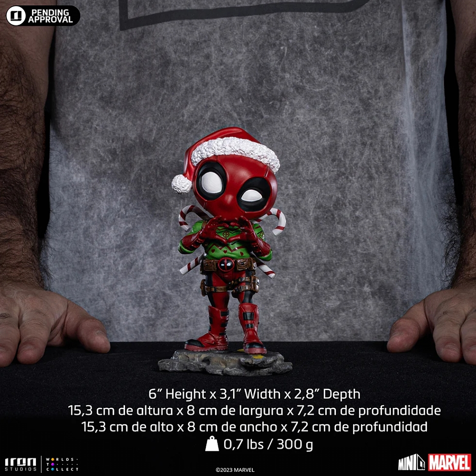 Deadpool (Holidays Version) Marvel Comics Minico Iron Studios