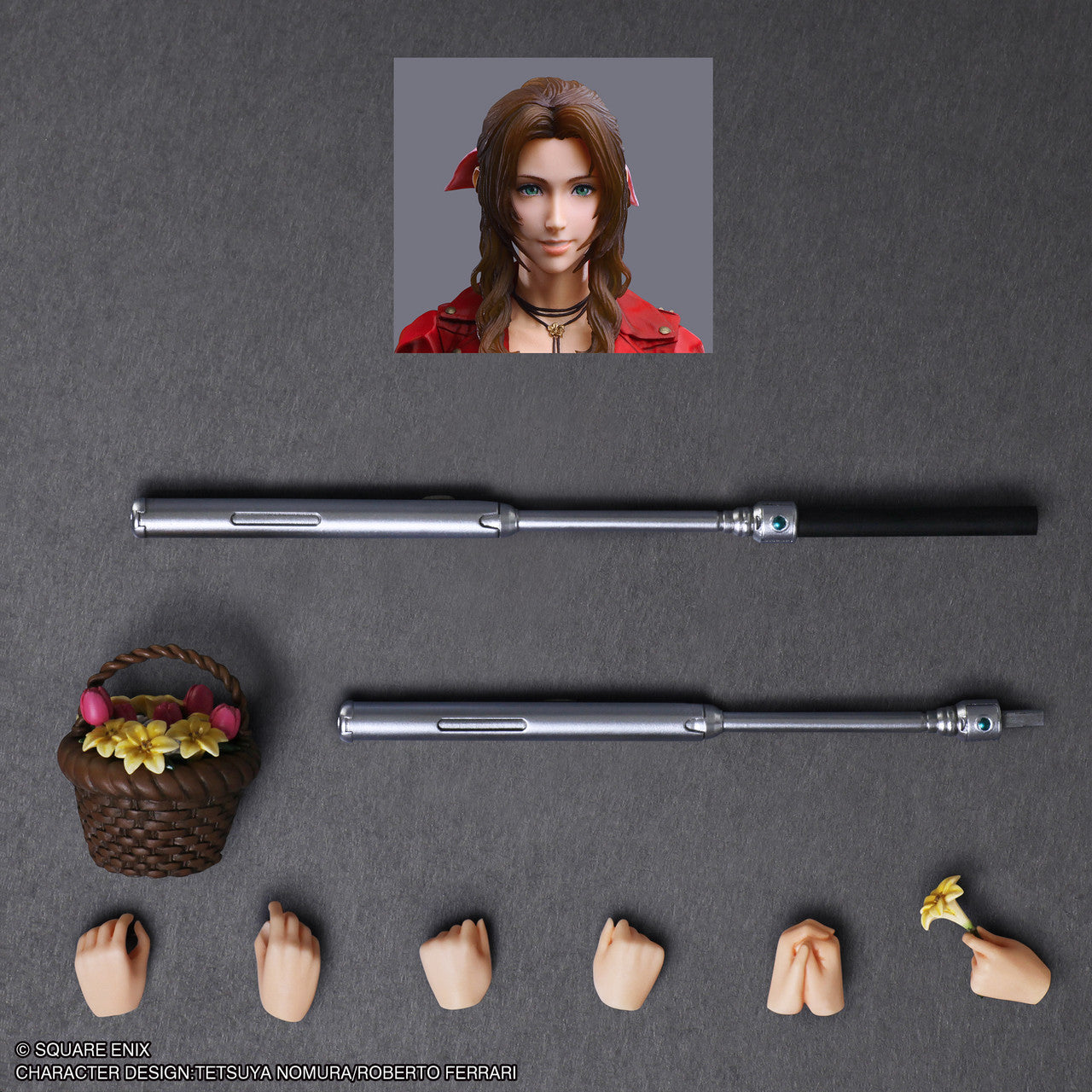 FINAL FANTASY VII REBIRTH PLAY ARTS KAI Action Figure - AERITH GAINSBOROUGH