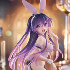 Taito Desktop Cute Tokisaki Kurumi Bunny Ver. Figure – Date A Live - 13 cm