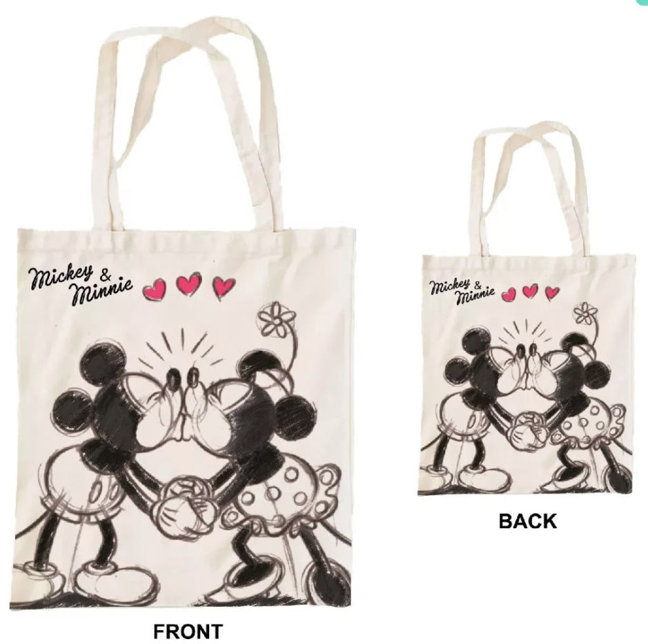 Mickey & Minnie Love Tote Bag – Vintage Romance Edition